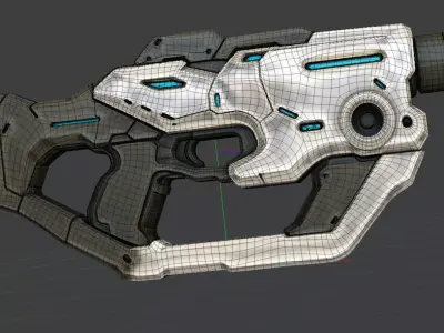 Quantum Talon Low-poly 3D model