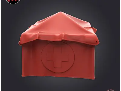 Medical Tent 3D print model