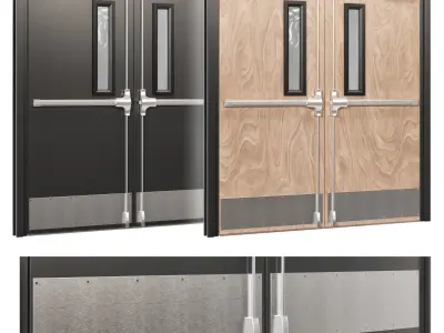 Industrial Doors 2 3D model