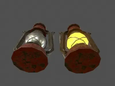 Lamp - Game Ready light bulb Low-poly 3D model