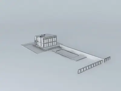 Cube Contemporary Free 3D model