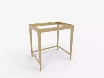 Centur Glass Top Nesting Tables 3D model
