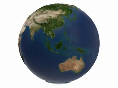  Artistic Topographic Globe 