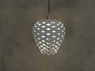 Parametric Pendant Light - Large 3D print model