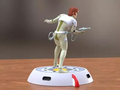 Capitaine Flam Captain Future 3D print model