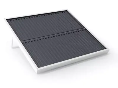 Solar Collector   Black And White 3D model