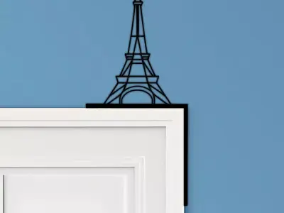 Eiffel Tower Door Corner Decor 3D print model purchase
