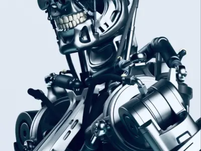 Terminator T-800 Endoskeleton Rekvizit 3D model