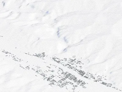 Beidao China City Landscape 3D Model 3D model