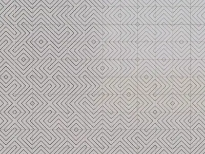 Modern Glossy White and Black Linear Diamond Pattern Tiles PBR  Texture