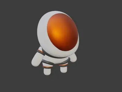 Little Astronaut 3D model