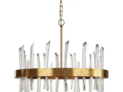 Revel Chandelier Low-poly 3D model