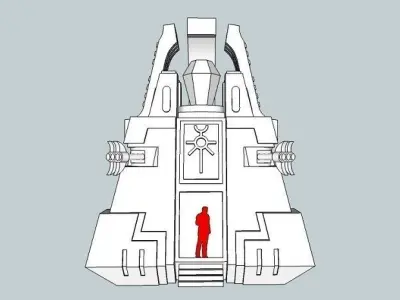 6mm DeathBot War-Pyramid 3D print model