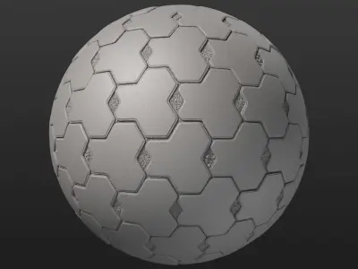 Hexagonal modern black paving texture Texture