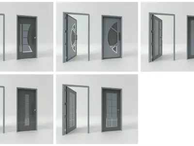 Door sets 12 3D model