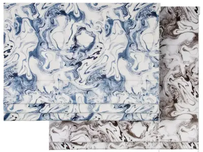 Roman Curtains 156 Rebecca Atwood Marble fabric 3D model