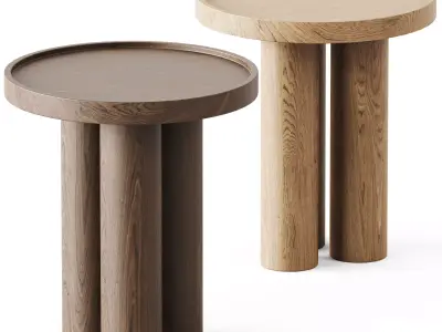 Delta Side Table by Lulu and Georgia 3D model