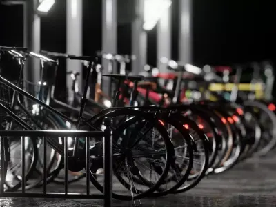 Bicycle Parking Scene 3D model