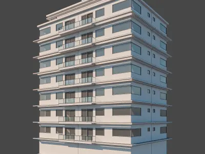 Archviz - Surrounding Composition 02 3D model
