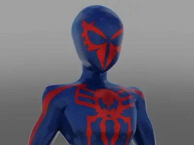 Spectacular Spider - Man 2099 Package Low-poly 3D model