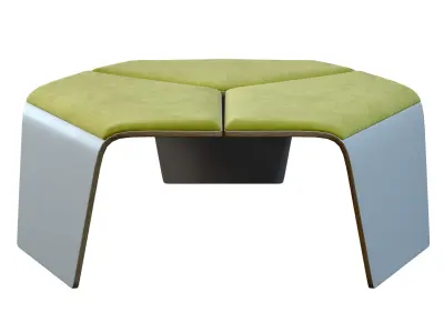 Brunner Hoc Lounge Low-poly 3D model