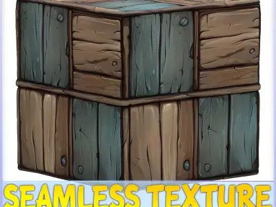 Stylized Wood Seamless Texture Texture 28
