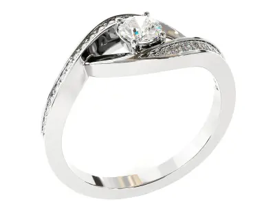 Engagement  Ring 3D print model purchase