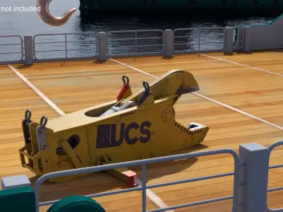  Construction Vessel and Offshore Pipe Shear Cutter 