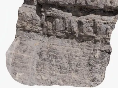  Big Rock And Soil Cliff Wall StemCell 