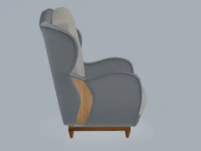 Prince Armchair 3D model