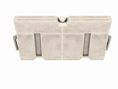 Barrier White Low-poly 3D model