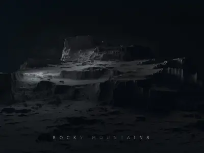 Rocky Mountains 3D model