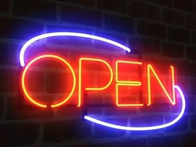 Open Sign 2 3D model