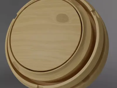 Seamless PBR Wood - Maple Dark 001 Texture