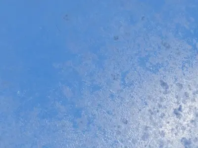 Lightly Worn Blue Painted Metal PBR Seamless Texture