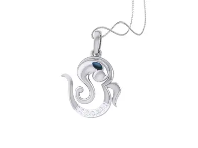 Spiritual Ganesha Pendant 3D print model