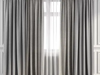 Curtain Set 93 3D model