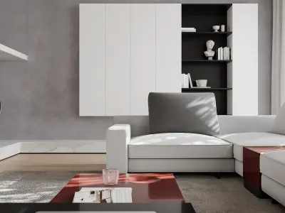 apartment interior scenes        3D model purchase