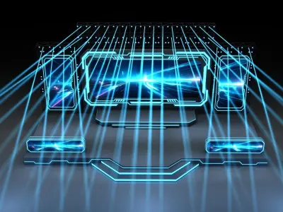 Event Stage 14 Design 3D model