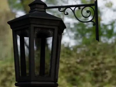 Lantern 3D model 7