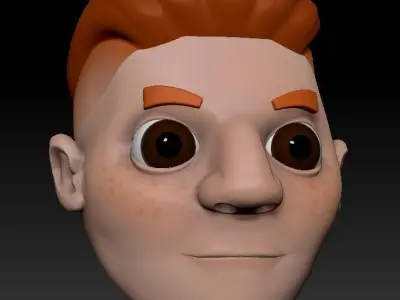 The Lad V2 - Young Viking Warrior Mobile Game Ready Model Free low-poly 3D model