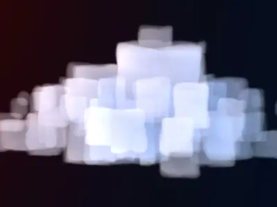 VDB Cloud 18 Minecraft Animated 3D model