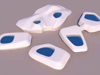 0110 - Organic Building 3D model