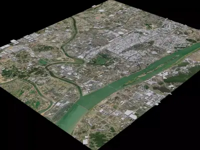 Changsha - China 3D model