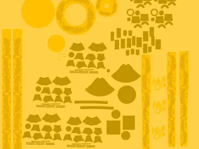 A collection of Street Lamps - Set I 3D model