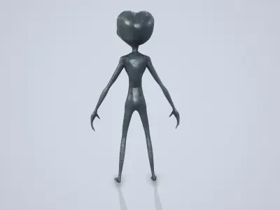 Alien Character 3D model