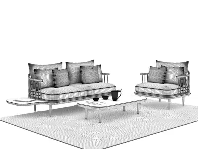 Living Set 32 3D model