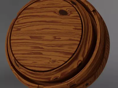 Seamless PBR Wood - Walnut Light 003 Texture