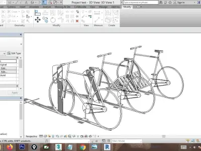 revit urban furniture  families pack 3D model