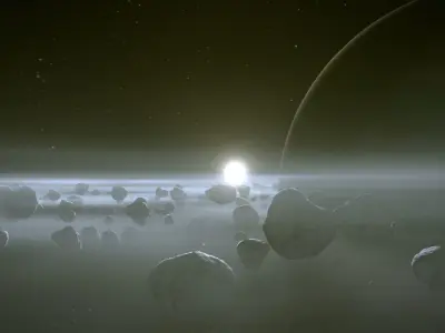 Space Planet Metaverse  Low-poly 3D model